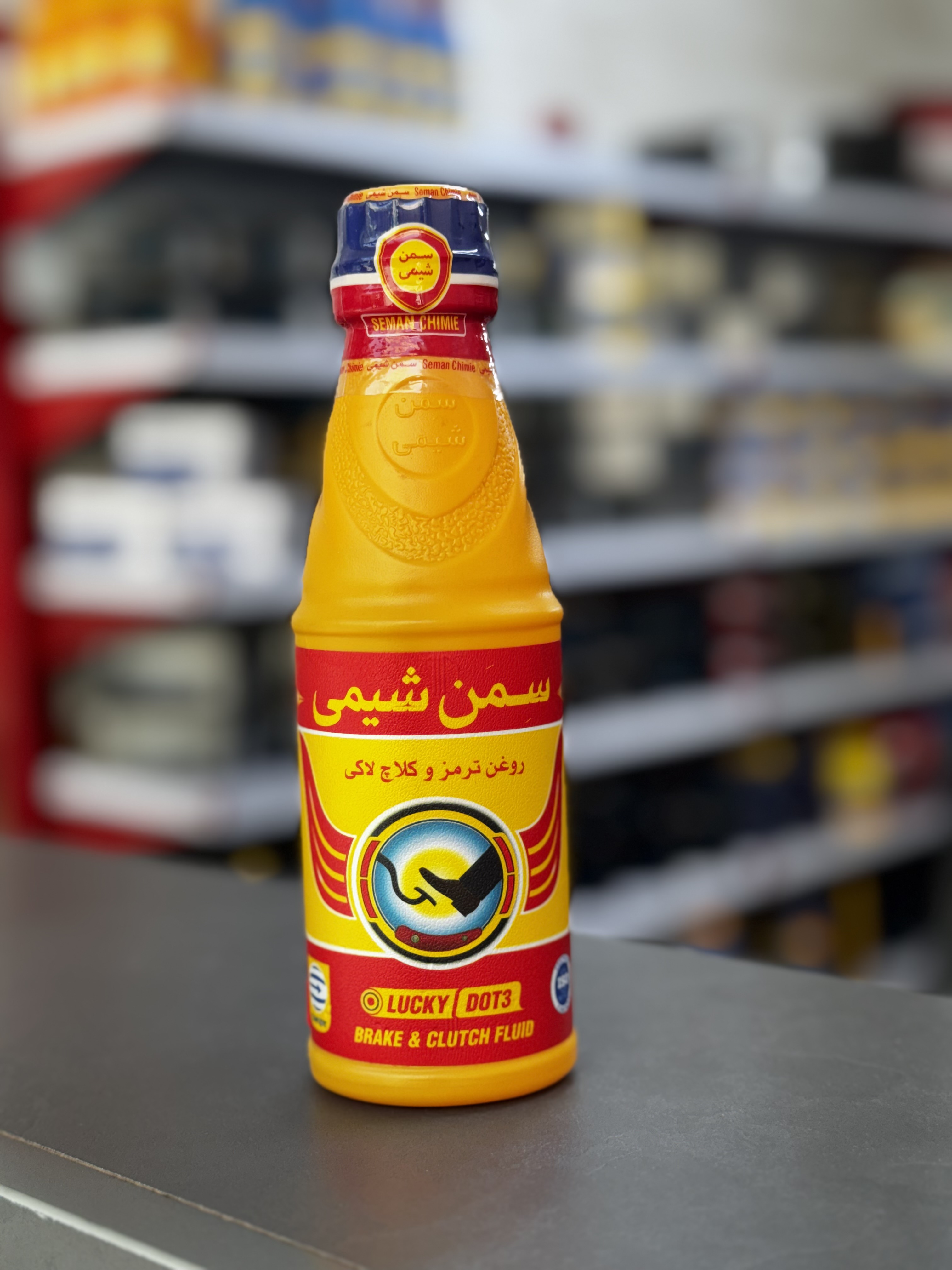 روغن ترمز زرد DOT 3 برند سمن شیمی