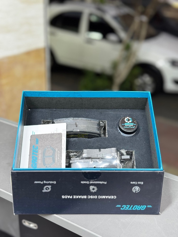 لنت ترمز عقب سرامیکی دنا، پژو پارس TU5 و 405 SLX - برند گروتک